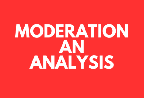 Moderation an Analysis